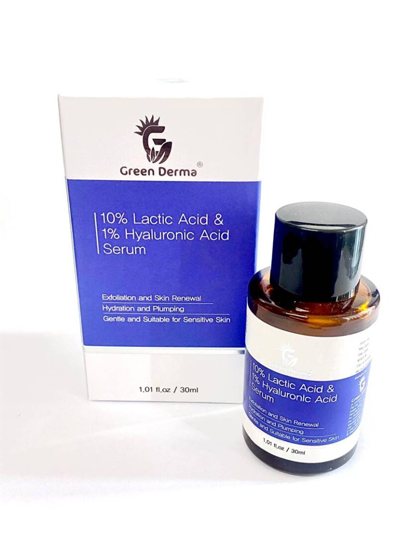 Lactic Acid 10% & 1% Hyaluronic Acid Face Serum