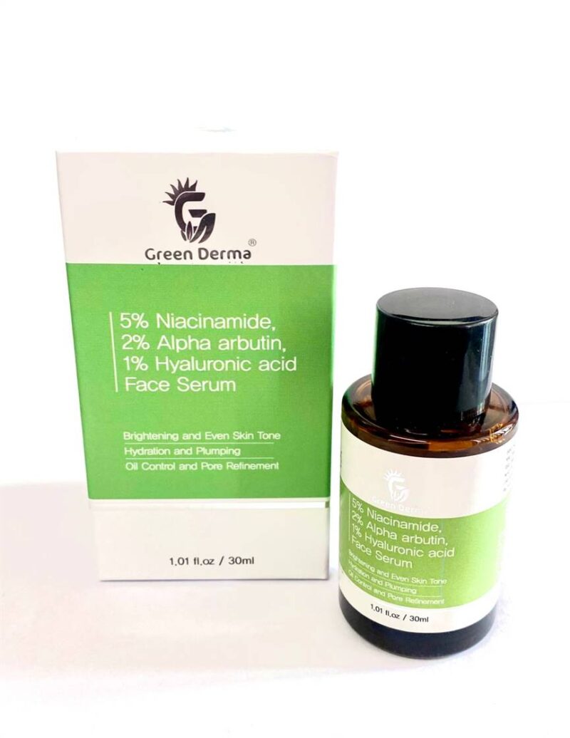 Niacinamide 5% ,  Alpha Arbutin 2% &  Hyaluronic Acid 1% Face Serum